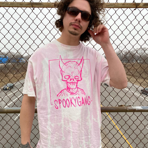 bleached bubble gum tee shirt by spookygang